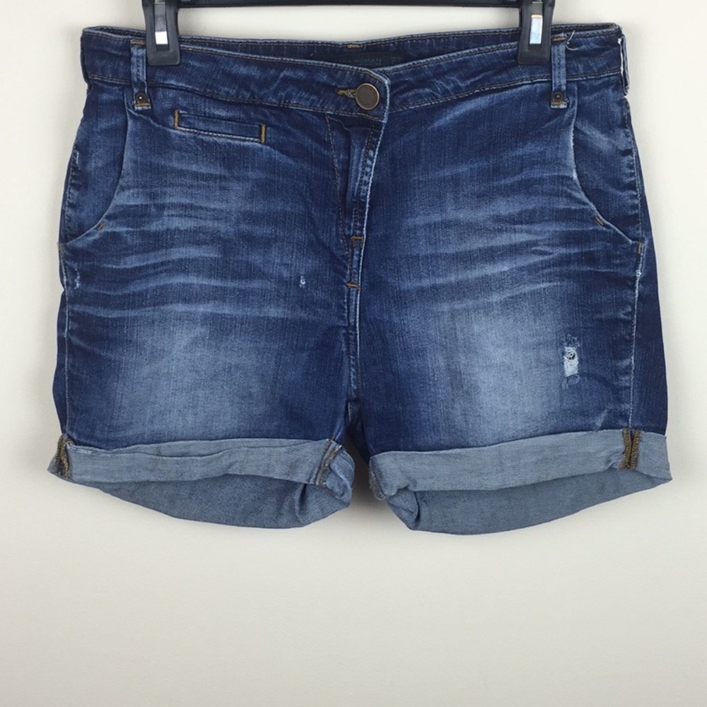 Zara Woman - Distressed Jean Shorts